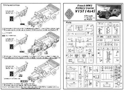 Francuski ciągnik artyleryjski (4x4) V15T - II W.Ś. - zdjęcie 16