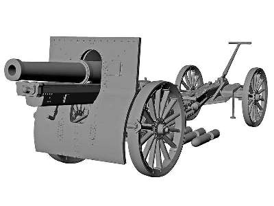 Cannon de 155 C modele 1917 - francuska haubica - zdjęcie 5