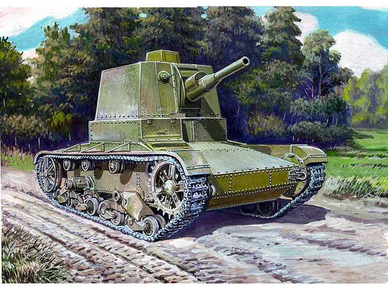 Działo samobieżne A-39 na podwoziu czołgu T-26 - zdjęcie 1 Działo samobieżne A-39 na podwoziu czołgu T-26 - zdjęcie 1