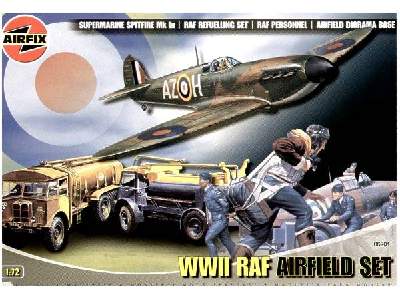 Zestaw Lotnisko Polowe RAF - diorama - zdjęcie 1