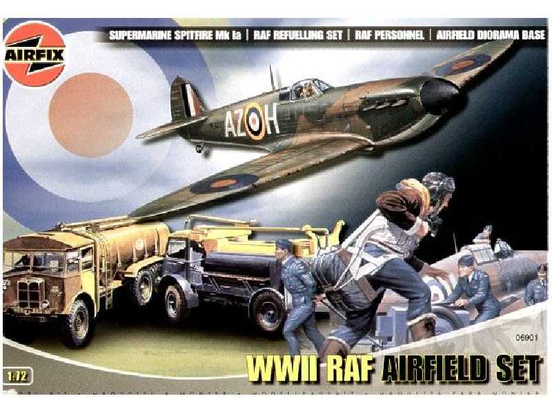 Zestaw Lotnisko Polowe RAF - diorama - zdjęcie 1 Zestaw Lotnisko Polowe RAF - diorama - zdjęcie 1