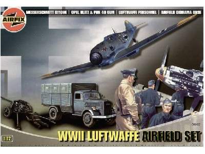 Zestaw Lotnisko Polowe Luftwaffe - diorama - zdjęcie 1