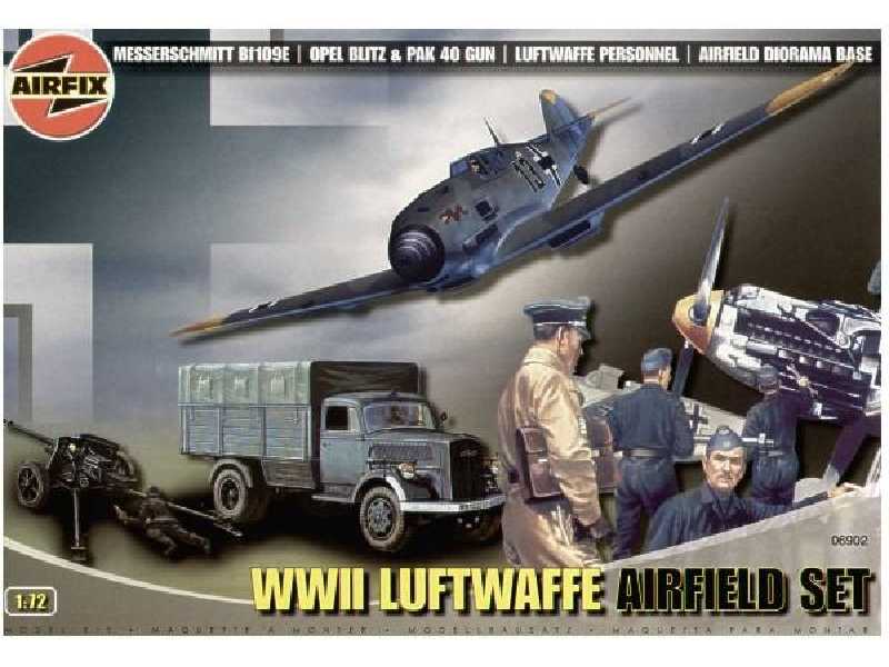 Zestaw Lotnisko Polowe Luftwaffe - diorama - zdjęcie 1 Zestaw Lotnisko Polowe Luftwaffe - diorama - zdjęcie 1