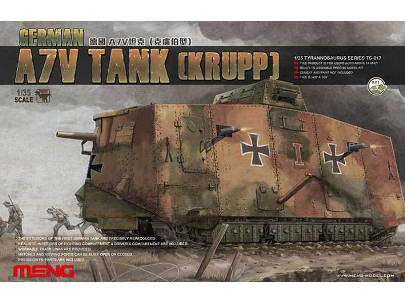 German A7V tank (Krupp) - zdjęcie 1 German A7V tank (Krupp) - zdjęcie 1