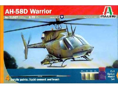 AH-58D Warrior z farbami i klejem - zdjęcie 1