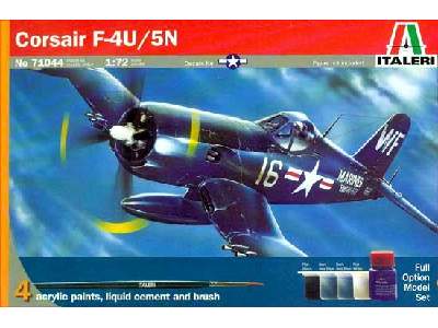 F-4U 5-N Corsair z farbami i klejem - zdjęcie 1