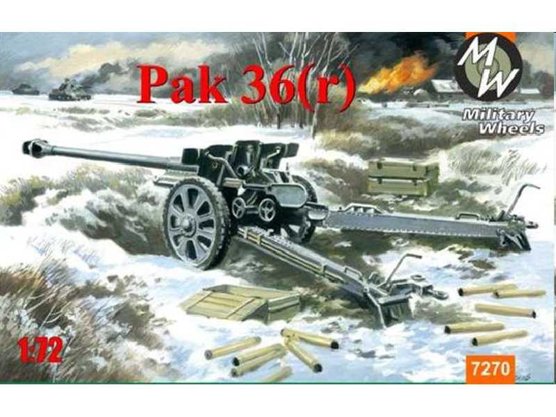 Pak 36 (R) niemiecka armata przeciwpancerna kalibru 76,2 mm - zdjęcie 1 Pak 36 (R) niemiecka armata przeciwpancerna kalibru 76,2 mm - zdjęcie 1