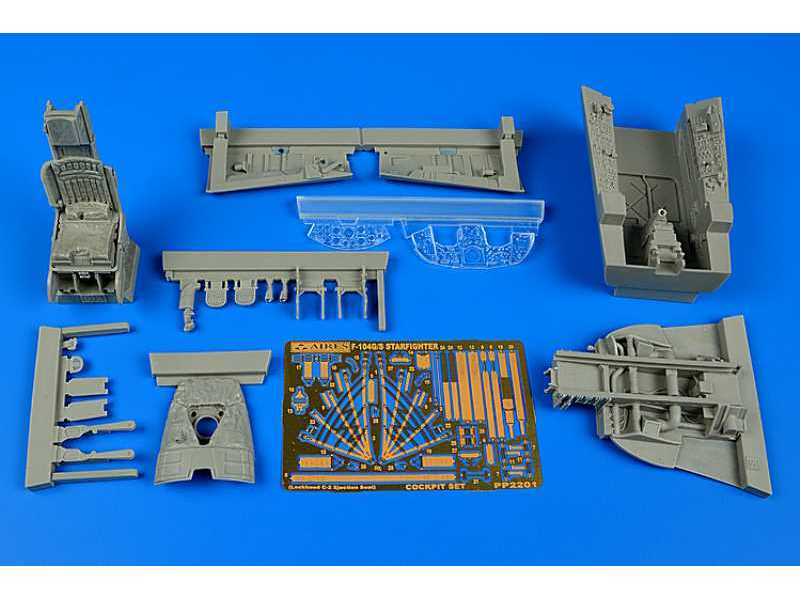F-104G/S Startfighter cockpit set (C2 seat) - Italeri - zdjęcie 1 F-104G/S Startfighter cockpit set (C2 seat) - Italeri - zdjęcie 1