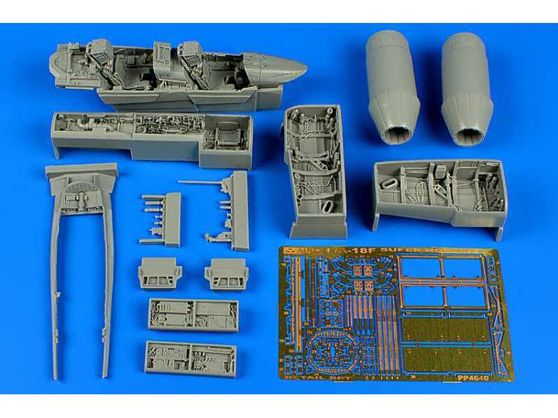 F/A-18F Super Hornet detail set - Hasegawa - zdjęcie 1 F/A-18F Super Hornet detail set - Hasegawa - zdjęcie 1