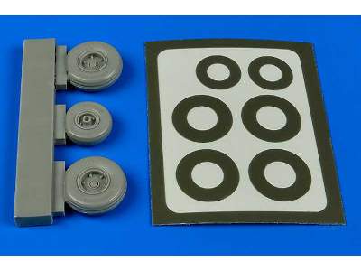 Cessna A-37 wheels & paint masks - Trumpeter - zdjęcie 1