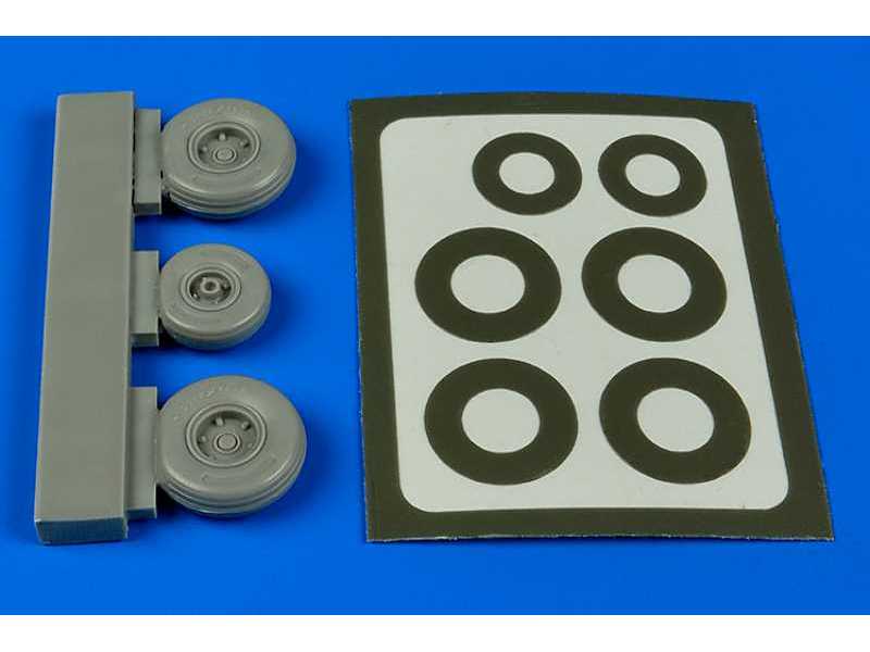 Cessna A-37 wheels & paint masks - Trumpeter - zdjęcie 1 Cessna A-37 wheels & paint masks - Trumpeter - zdjęcie 1