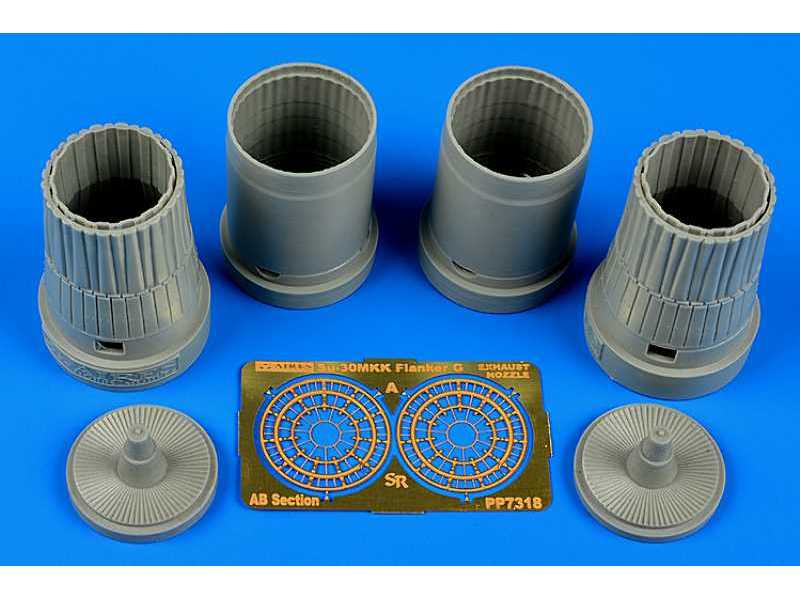 Su-30MKK Flanker G exhaust nozzles - Trumpeter - zdjęcie 1 Su-30MKK Flanker G exhaust nozzles - Trumpeter - zdjęcie 1