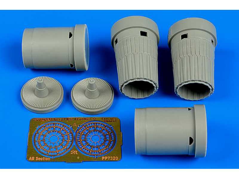 Su-27SM Flanker B exhaust nozzles - Zvezda - zdjęcie 1 Su-27SM Flanker B exhaust nozzles - Zvezda - zdjęcie 1