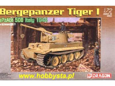 Bergepanzer Tiger I sPzAbt 508 Italy 1944 - zdjęcie 1