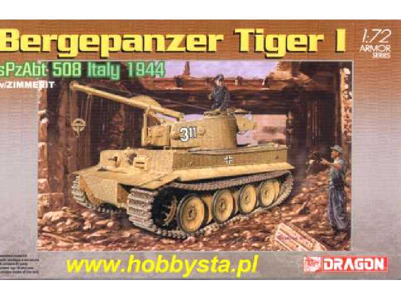 Bergepanzer Tiger I sPzAbt 508 Italy 1944 - zdjęcie 1