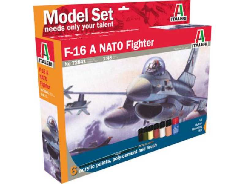 F-16 A z farbami i klejem - zdjęcie 1 F-16 A z farbami i klejem - zdjęcie 1
