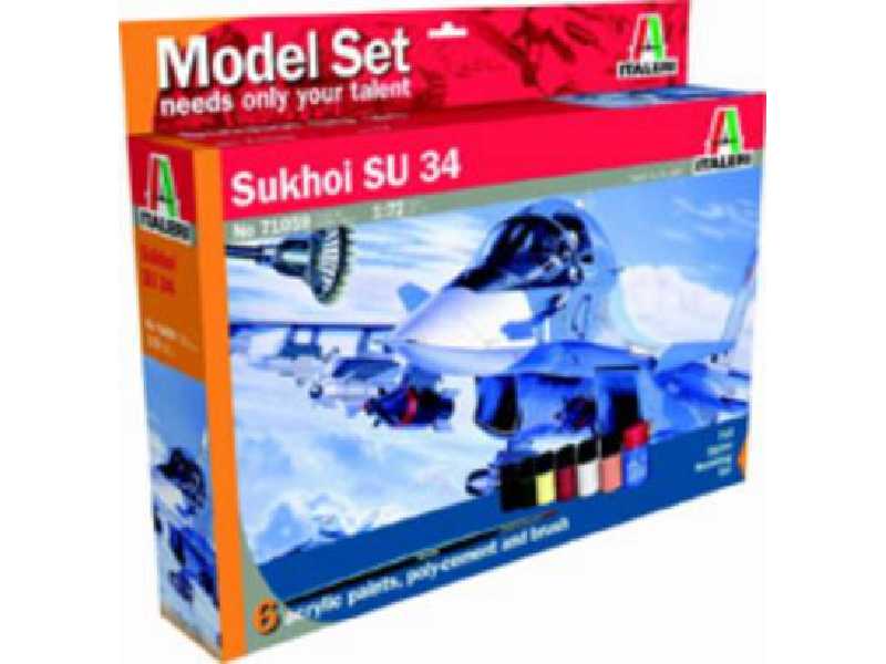 Suchoj Su-34 z farbami i klejem - zdjęcie 1 Suchoj Su-34 z farbami i klejem - zdjęcie 1