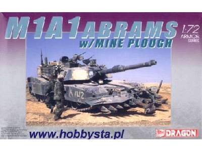 M1A1 ABRAMS w/mine plough - zdjęcie 1