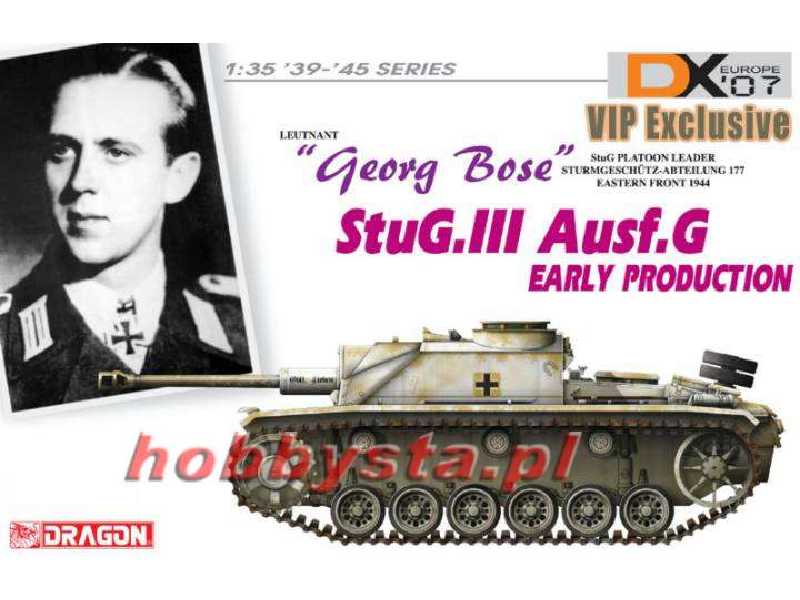 StuG. III Ausf. G Early Production "Gerog Bose" - DX'07 Europe - zdjęcie 1 StuG. III Ausf. G Early Production "Gerog Bose" - DX'07 Europe - zdjęcie 1
