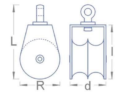 Bloczek L: 4,5 R: 2,5 l: 4,5 f: X d: 3,1 - zdjęcie 2