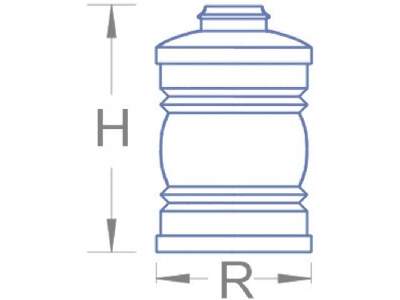 Lampa  H: 14,5 R: 8 - zdjęcie 2