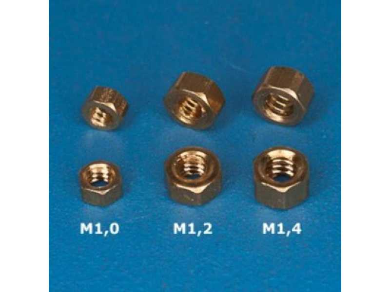 Nakrętka M: M1,6 s: 2,5 d: 1,3 - zdjęcie 1 Nakrętka M: M1,6 s: 2,5 d: 1,3 - zdjęcie 1