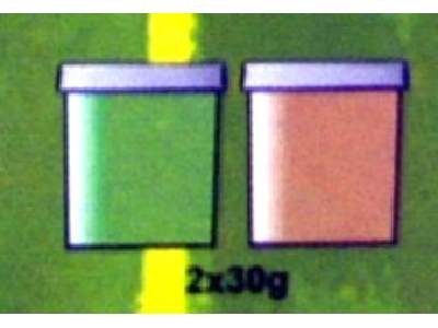 Masa modelarska chemoutwardzalna - 2 x 30 g - zdjęcie 1