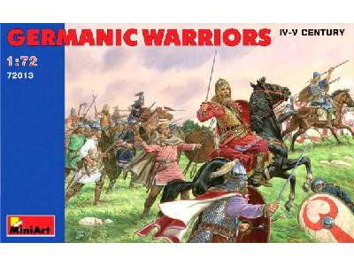 Figurki Germańscy wojownicy - IV-V wiek - zdjęcie 1