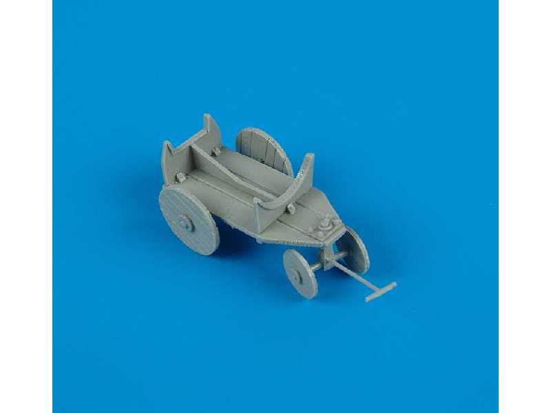 German WWII Support Cart for Ext. Fuel Tank - zdjęcie 1 German WWII Support Cart for Ext. Fuel Tank - zdjęcie 1