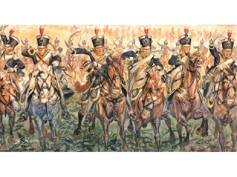 Figurki - Angielska lekka kawaleria - Wojny Napoleońskie 1815 r - zdjęcie 1 Figurki - Angielska lekka kawaleria - Wojny Napoleońskie 1815 r - zdjęcie 1
