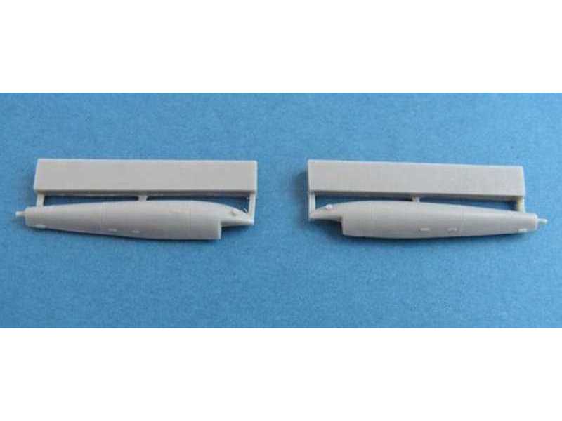 30 mm DEFA gun pods for MB 326K for Italeri, Supermodel - zdjęcie 1 30 mm DEFA gun pods for MB 326K for Italeri, Supermodel - zdjęcie 1