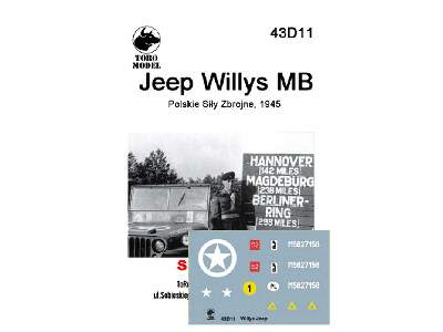 Jeep Willys MB - Polskie Siły Zbrojne, 1 Dywizja Pancerna, Niemc - zdjęcie 1