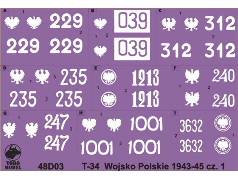 Czołgi T-34 w Wojsku Polskim 1943 - 1945 - zdjęcie 1 Czołgi T-34 w Wojsku Polskim 1943 - 1945 - zdjęcie 1