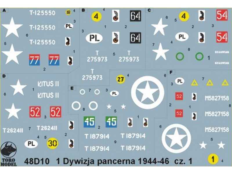 1 Dywizja Pancerna 1944-46 cz.1 - zdjęcie 1 1 Dywizja Pancerna 1944-46 cz.1 - zdjęcie 1