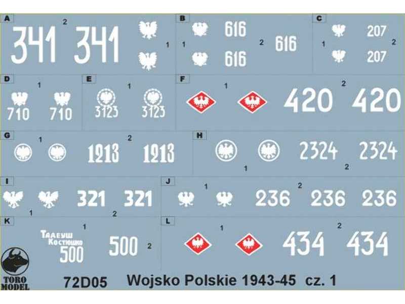 Wojsko Polskie 1943-45 cz.1 - zdjęcie 1 Wojsko Polskie 1943-45 cz.1 - zdjęcie 1