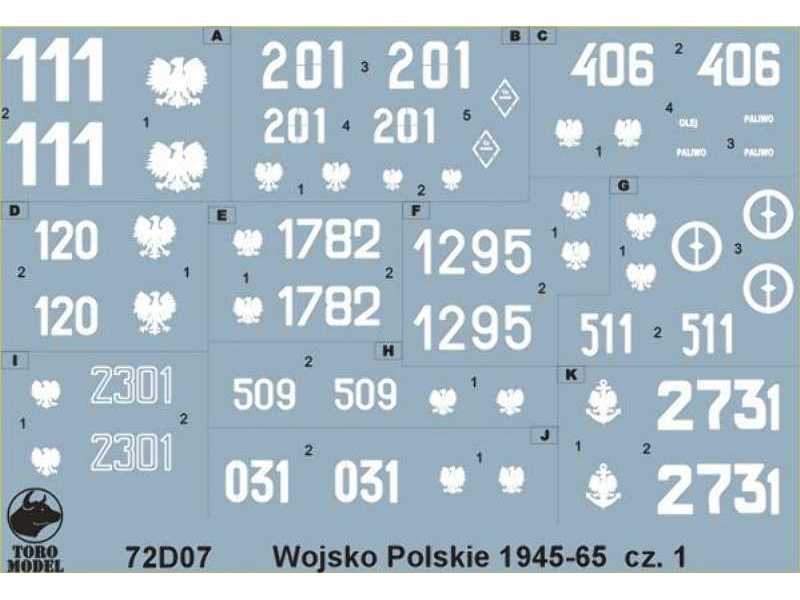 Wojsko Polskie 1945-65 cz.1 - zdjęcie 1 Wojsko Polskie 1945-65 cz.1 - zdjęcie 1