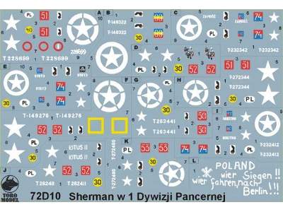 Polskie Shermany - 1 DPanc, Europa zachodnia 1944-45 - zdjęcie 1