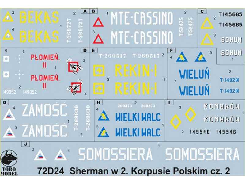 Shermany w 2 Korpusie Polskim, Włochy 1945, cz.2 - zdjęcie 1 Shermany w 2 Korpusie Polskim, Włochy 1945, cz.2 - zdjęcie 1