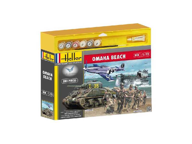 Zestaw Omaha Beach + farby, klej, pędzelek - zdjęcie 1 Zestaw Omaha Beach + farby, klej, pędzelek - zdjęcie 1