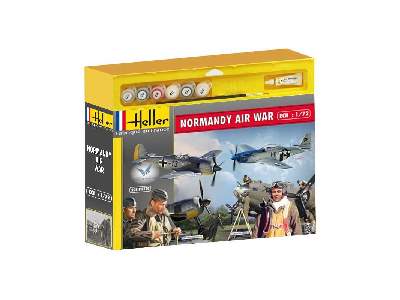 Zestaw Normandy Air War + farby, klej, pędzelek - zdjęcie 1