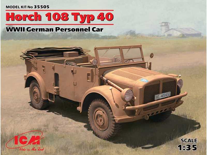 Horch 108 Typ 40 - niemiecki samochód osobowy II W.Ś. - zdjęcie 1