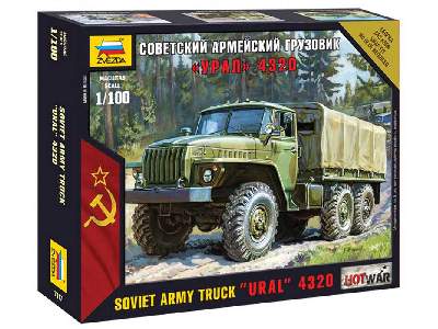 Ural 4320 sowiecka ciężarówka wojskowa - zdjęcie 1