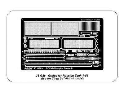 Grilles for Russian tank T-55 also Tiran 5  - zdjęcie 10