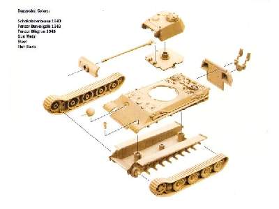 Pz. Kpfw. V Panther Ausf. G - 2 modele do szybkiego złożenia - zdjęcie 2