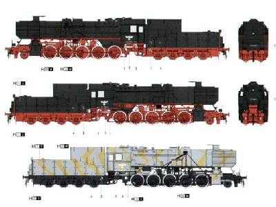Niemiecka lokomotywa Br 52 - II Wojna Światowa - zdjęcie 2