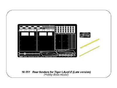 Tylne błotniki do Tiger I, Ausf.E – późna wersja - zdjęcie 9