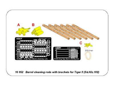 Zestaw drążków do czyszczenia luf do Tigera II - zdjęcie 13