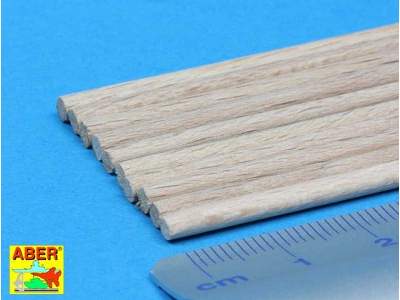 Pręty drewniane śr. 3,00 mm dugości 245 mm x 10 szt. - zdjęcie 3