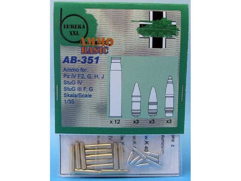 Ammo for Pz IV F2, G,H,J, StuG IV, StuG III F,G - zdjęcie 1 Ammo for Pz IV F2, G,H,J, StuG IV, StuG III F,G - zdjęcie 1