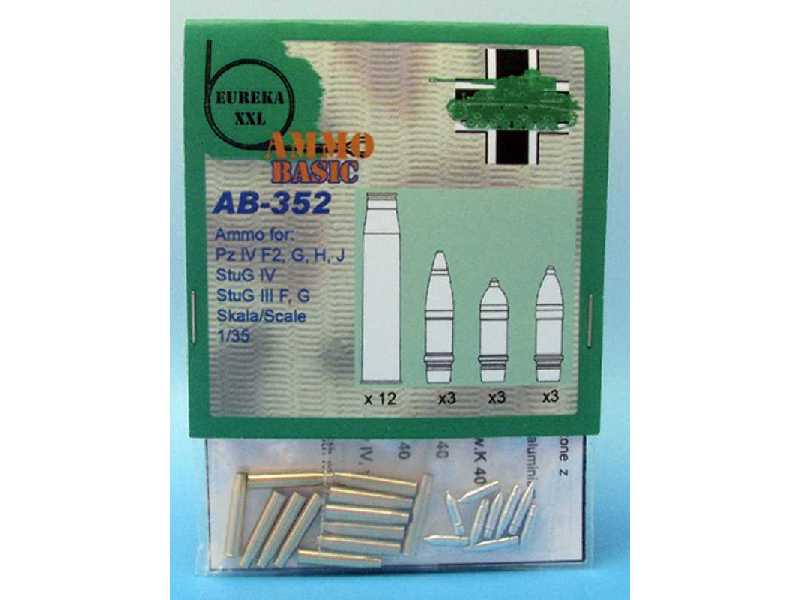 Ammo for : Pz IV , StuG IV, StuG III F,G - zdjęcie 1 Ammo for : Pz IV , StuG IV, StuG III F,G - zdjęcie 1